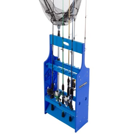 Leisure Sports Leisure Sports 16 Fishing Rod Storage Rack, Blue 756127BIT